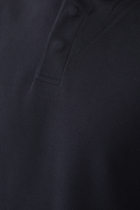Logo-Band Cotton Piqué Polo Shirt